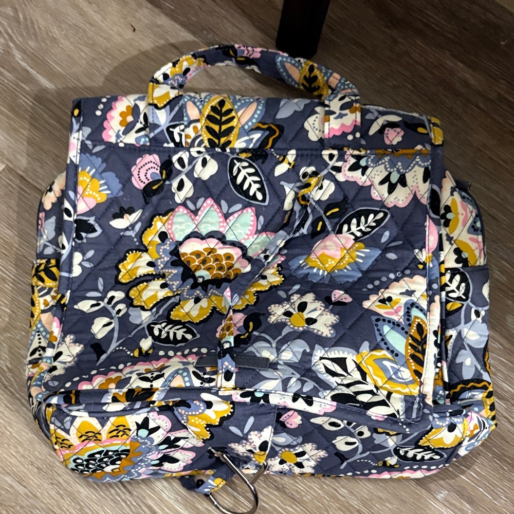 Vera Bradley Multicolor Hanging Floral Cosmetic Bag